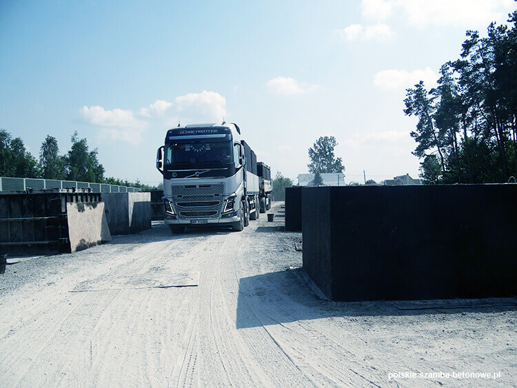Transport szamb betonowych  w Proszowicach